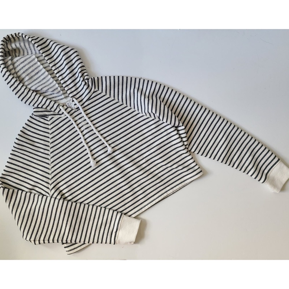 H&M Divided Cropped Hoodie Striped Small